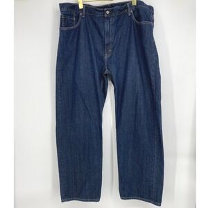 Levi's 559 Relaxed Fit Men's‎ Jeans Size W44 L32 Dark Wash Denim